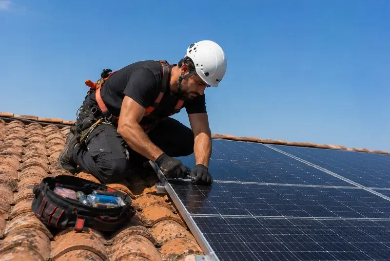 Maintenance et monitoring de panneaux solaires à Aumes