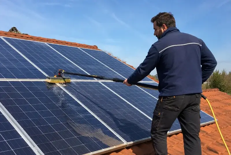 Nettoyage et entretien de panneaux solaires à Aumes